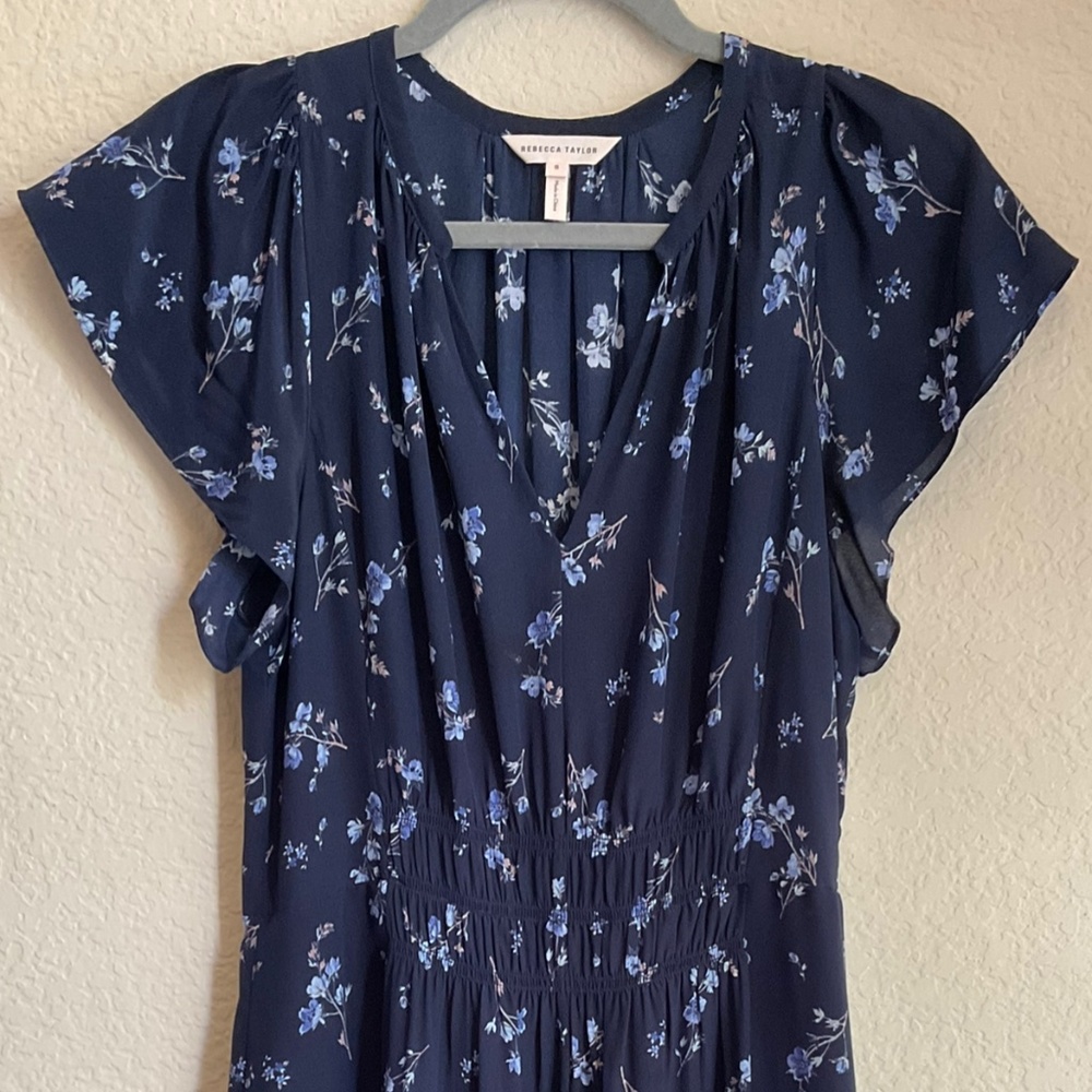 REBECCA TAYLOR  EUC 100%Silk mini dress Sz8